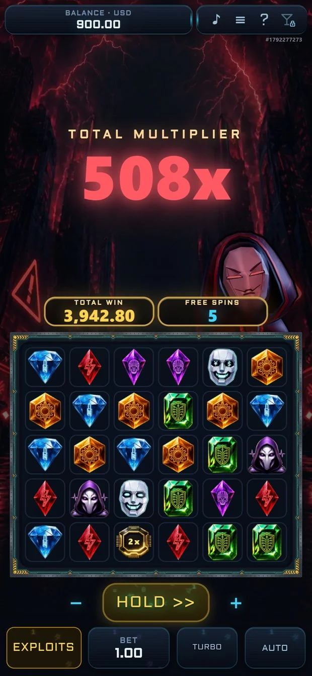 Zero Day bonus, total multiplier 508x